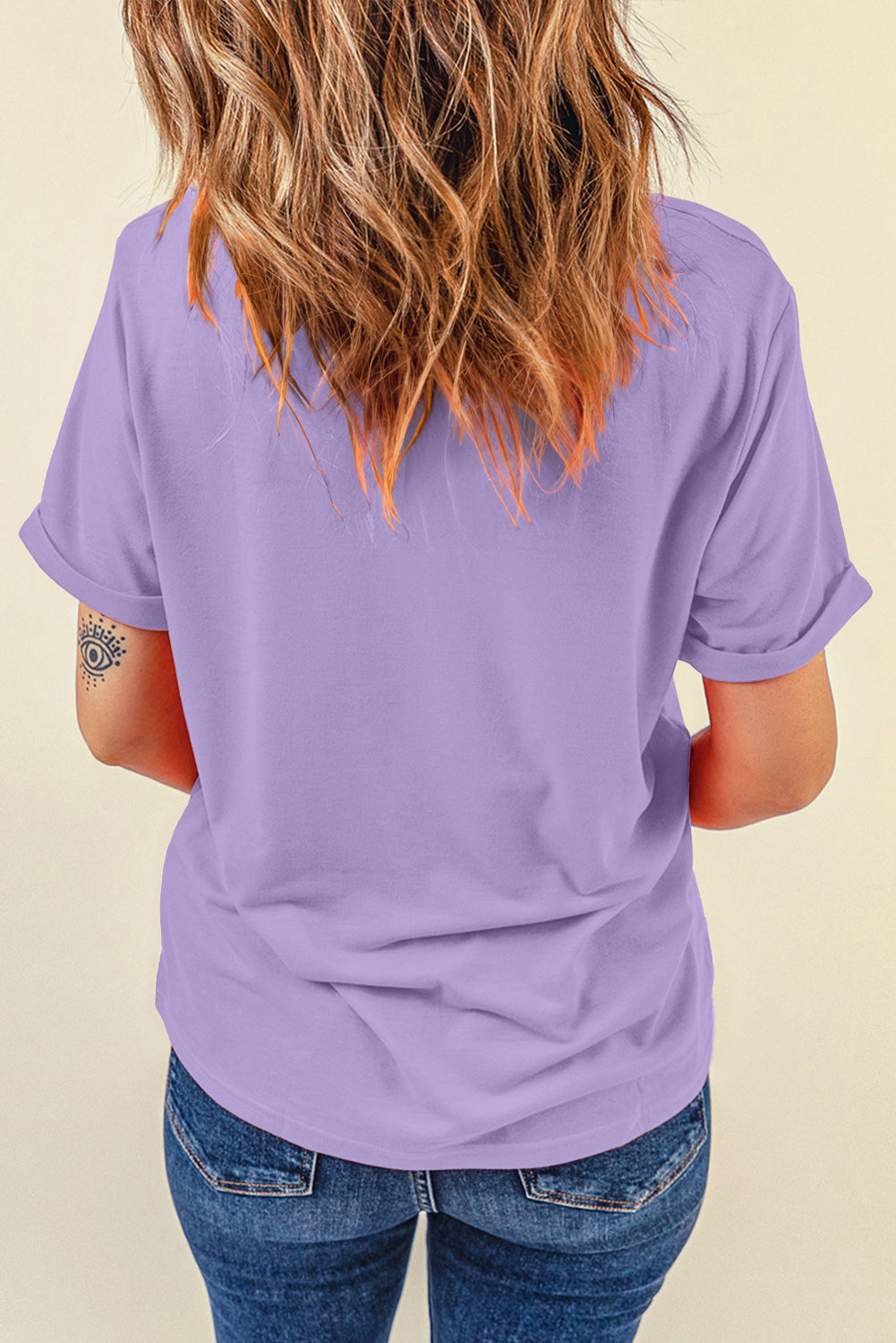 Plain Crew Neck Tee