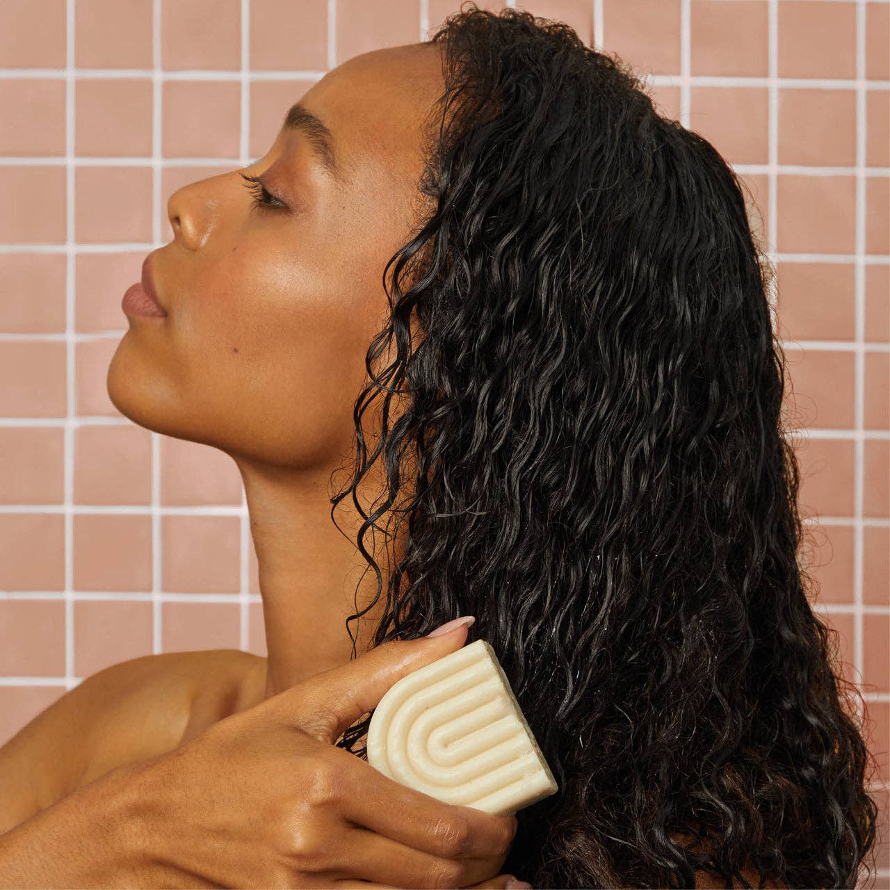 Coconut Oil Shampoo & Conditioner Bar Combo for Dry Damaged Hair by KITSCH