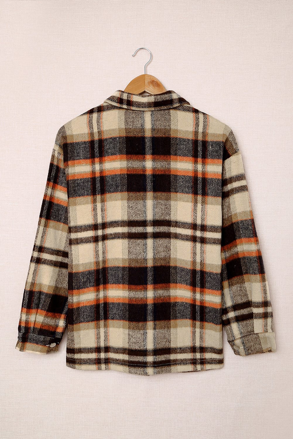 Plaid Chest Pocket Buttoned Shacket