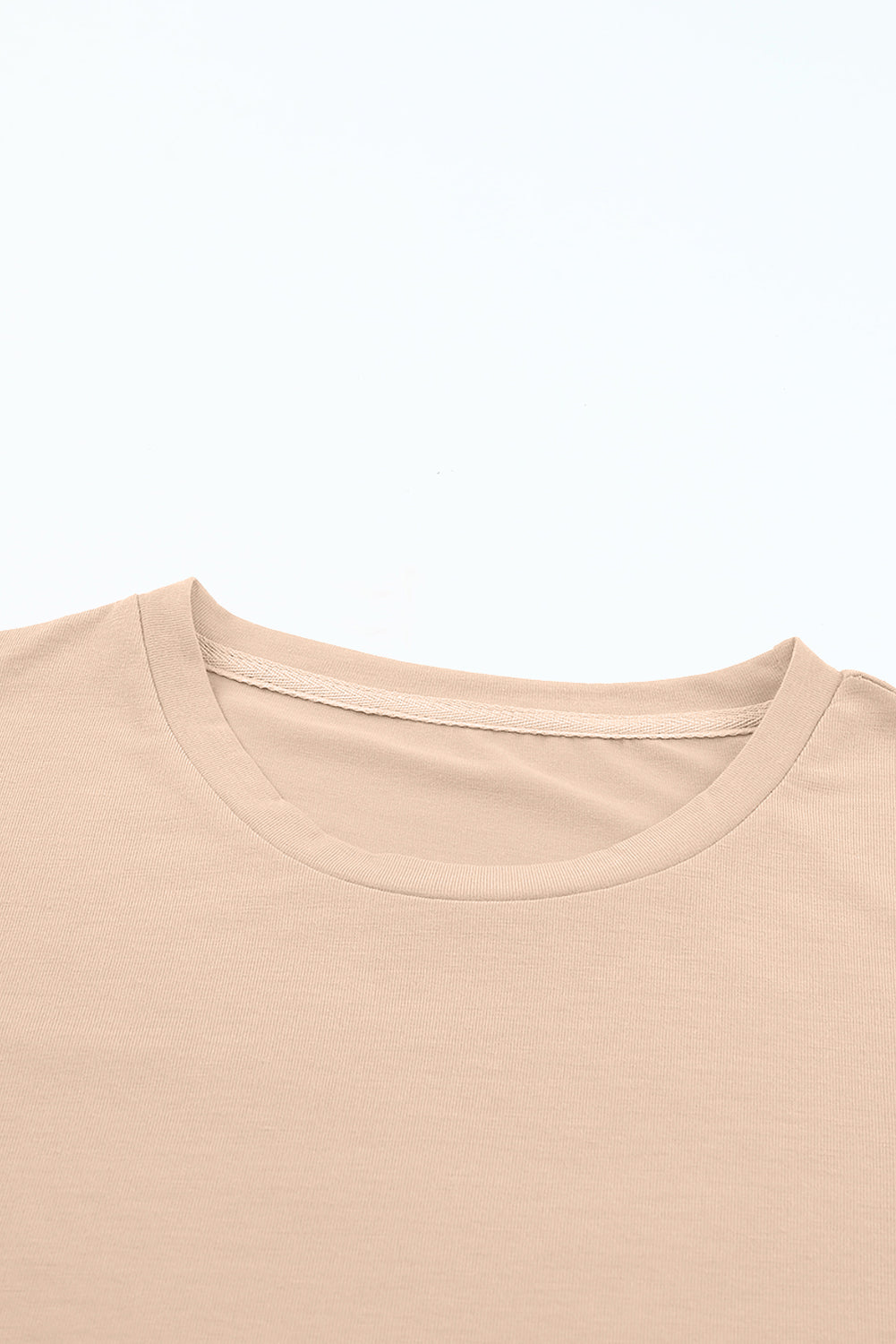 Plain Crew Neck Tee