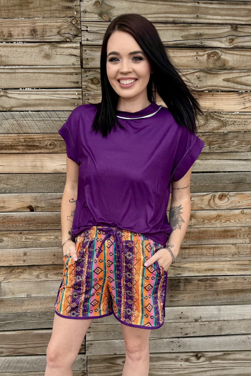 Sunset Mesa Long Shorts by Sterling Kreek