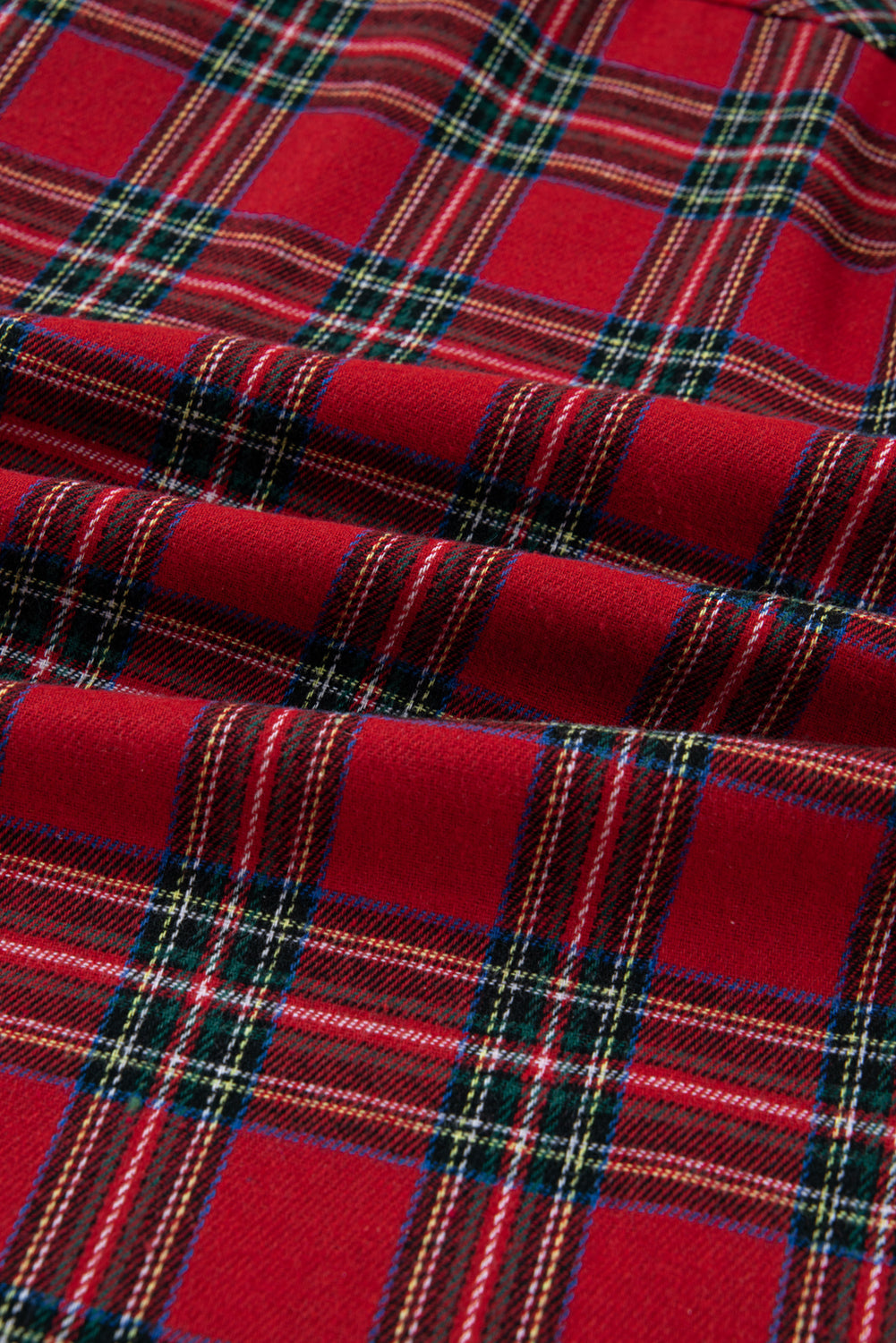 Plaid Patchwork Christmas Pajama Set