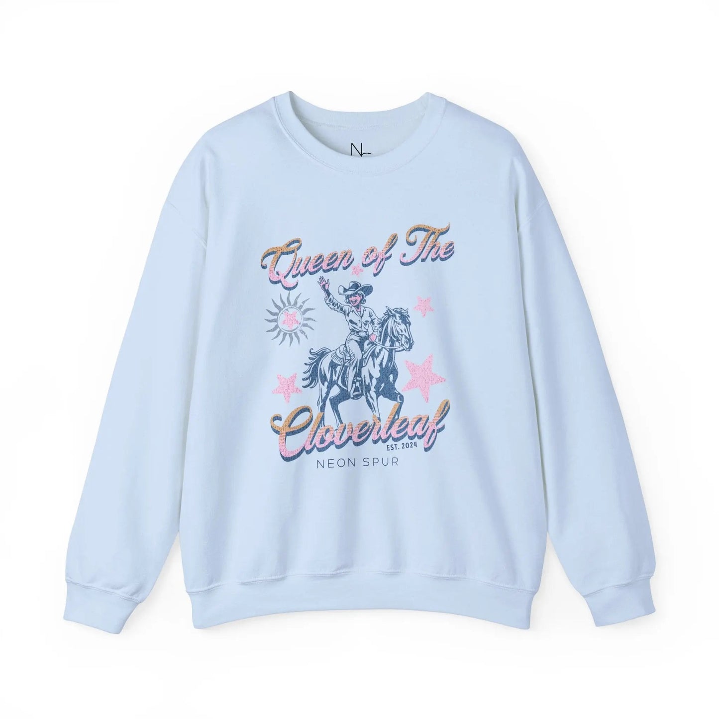 Queen of The Cloverleaf Crewneck Sweatshirt