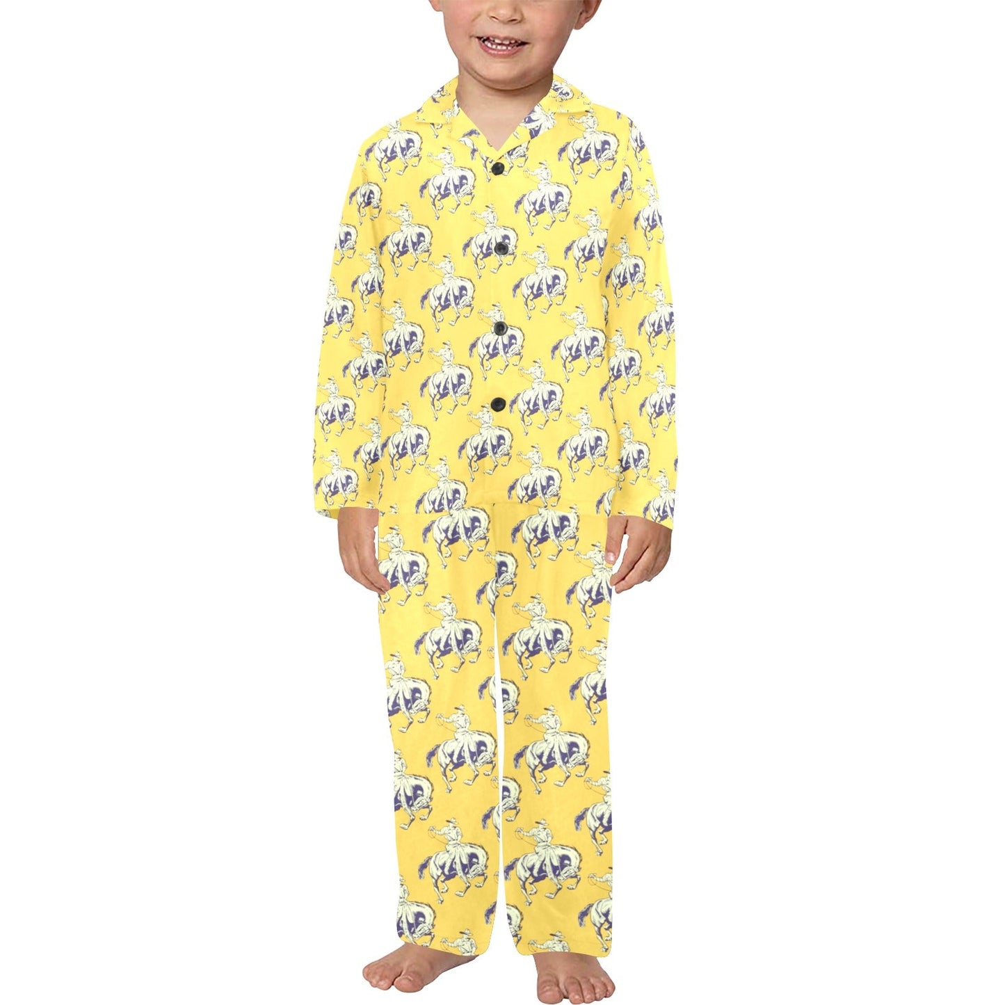 Vintage Rodeo Boy's Western Pajama Set