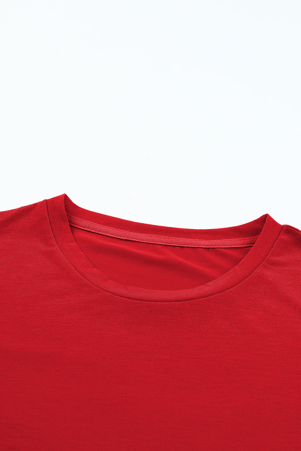 Plain Crew Neck Tee