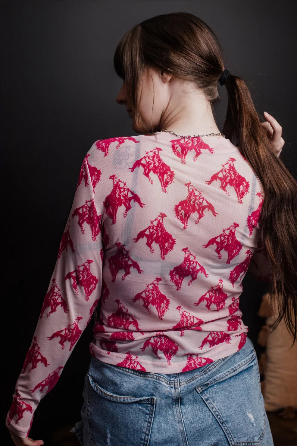 Barbie Bronco Mesh Top