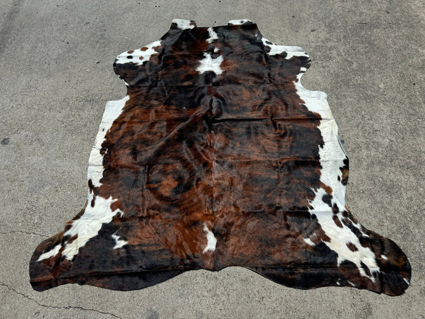 Tricolor Cowhide