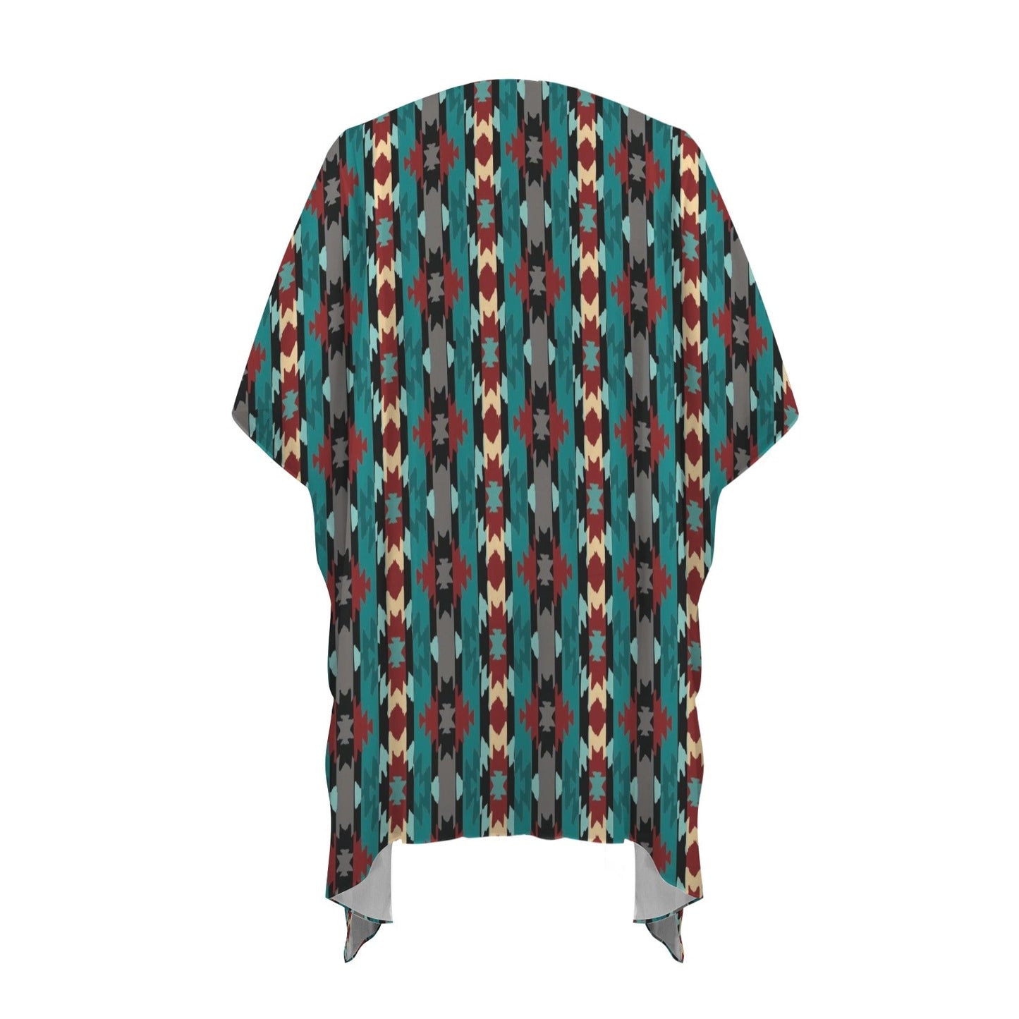 Southwestern Aztec Duster Kimono Coverup