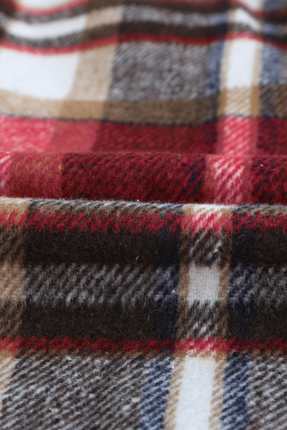 Plaid Chest Pocket Buttoned Shacket