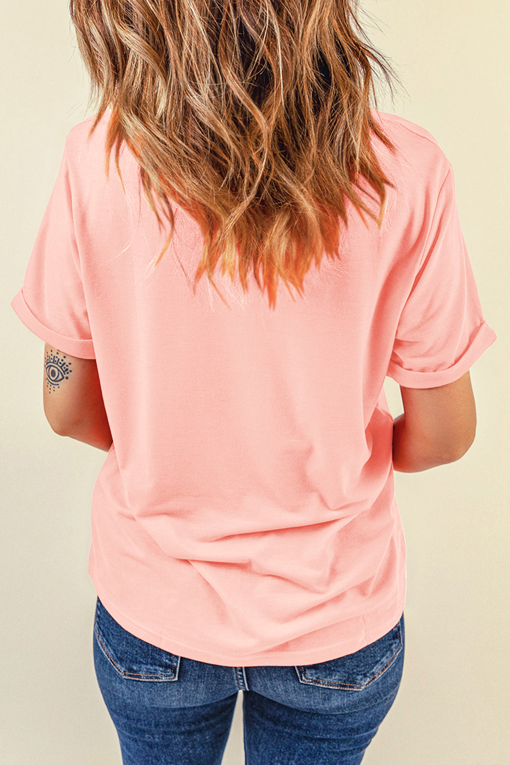 Plain Crew Neck Tee