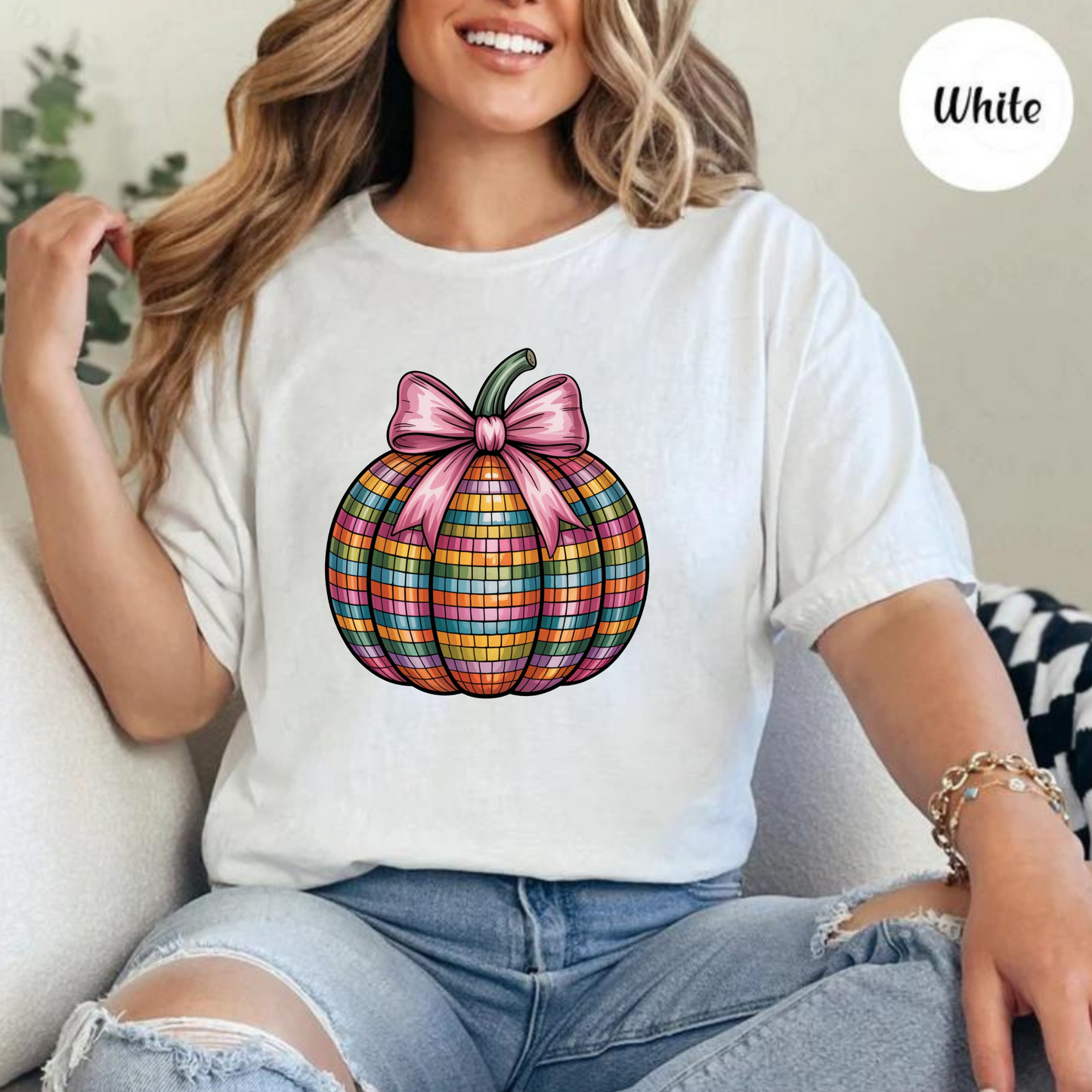 Disco Pumpkin Graphic Tee