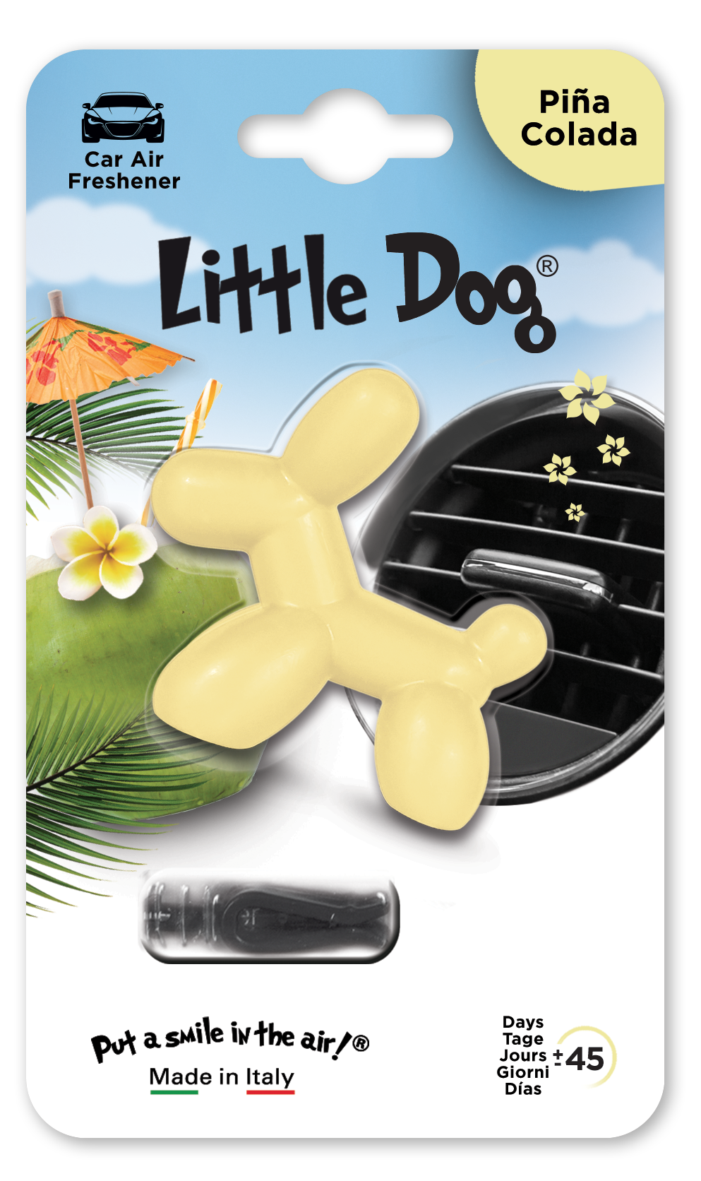 LITTLE DOG PINA COLADA AIR FRESHENER