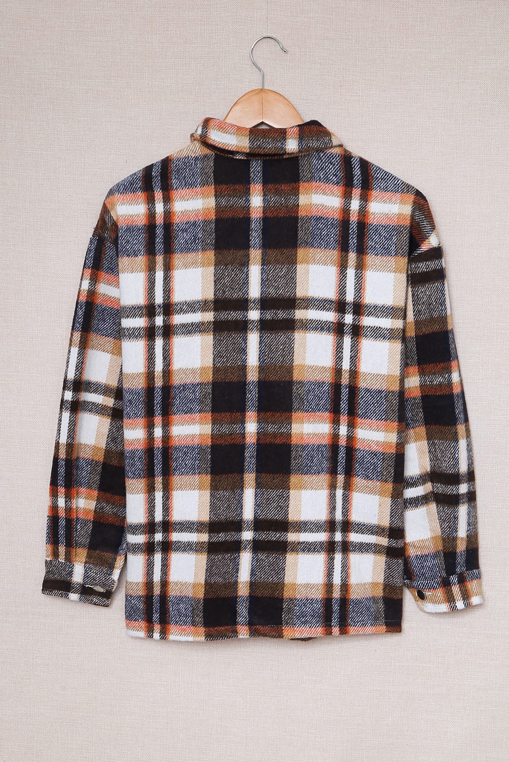 Plaid Chest Pocket Buttoned Shacket
