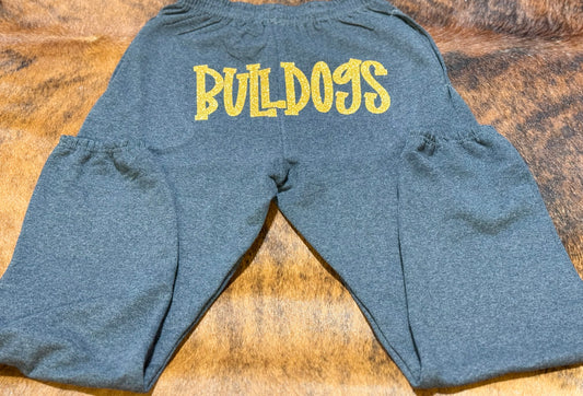 Drawstring Athletic Bulldog Joggers