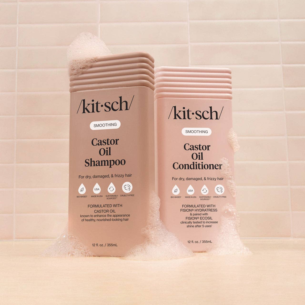 Smoothing Castor Oil Shampoo & Conditioner Combo