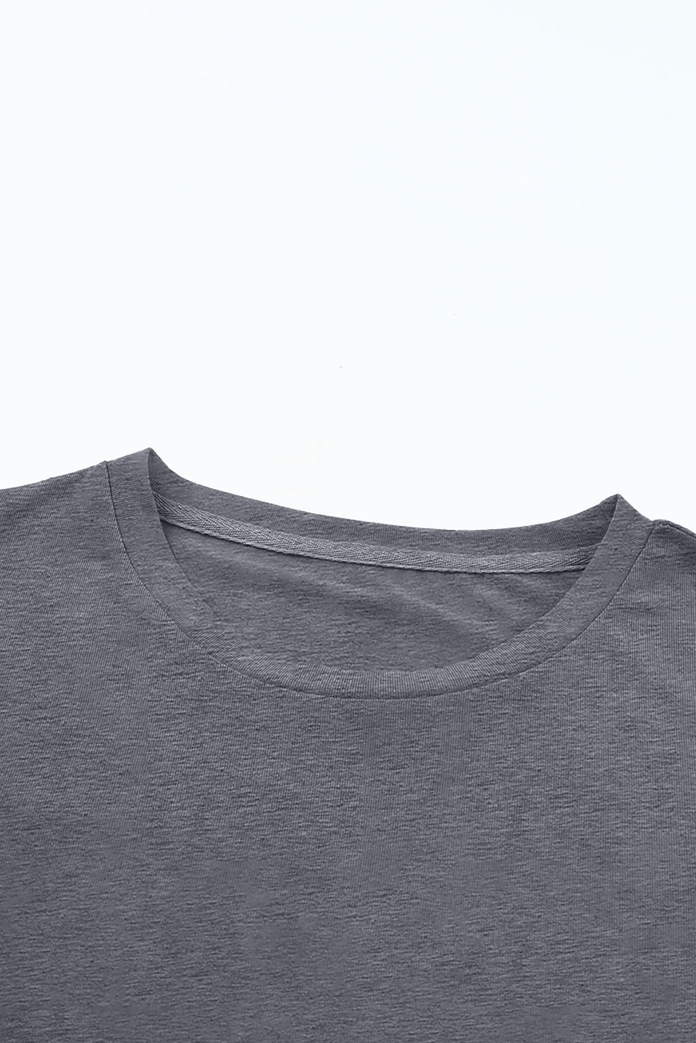 Plain Crew Neck Tee