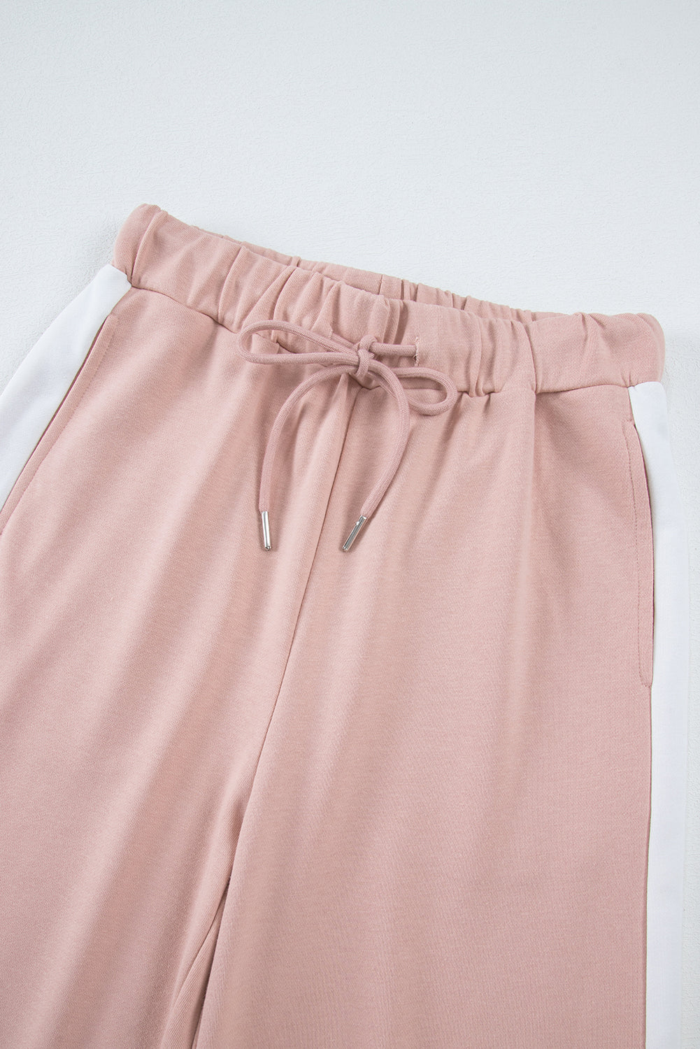 Varsity Stripe Top and Drawstring Pant Set