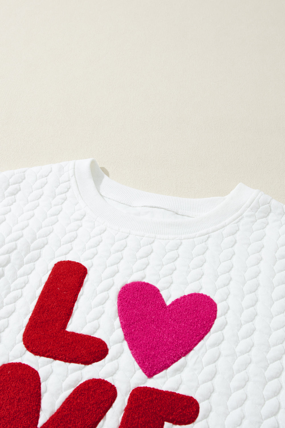 Christmas Merry And Bright Cable Knit Pullover Sweatshirt