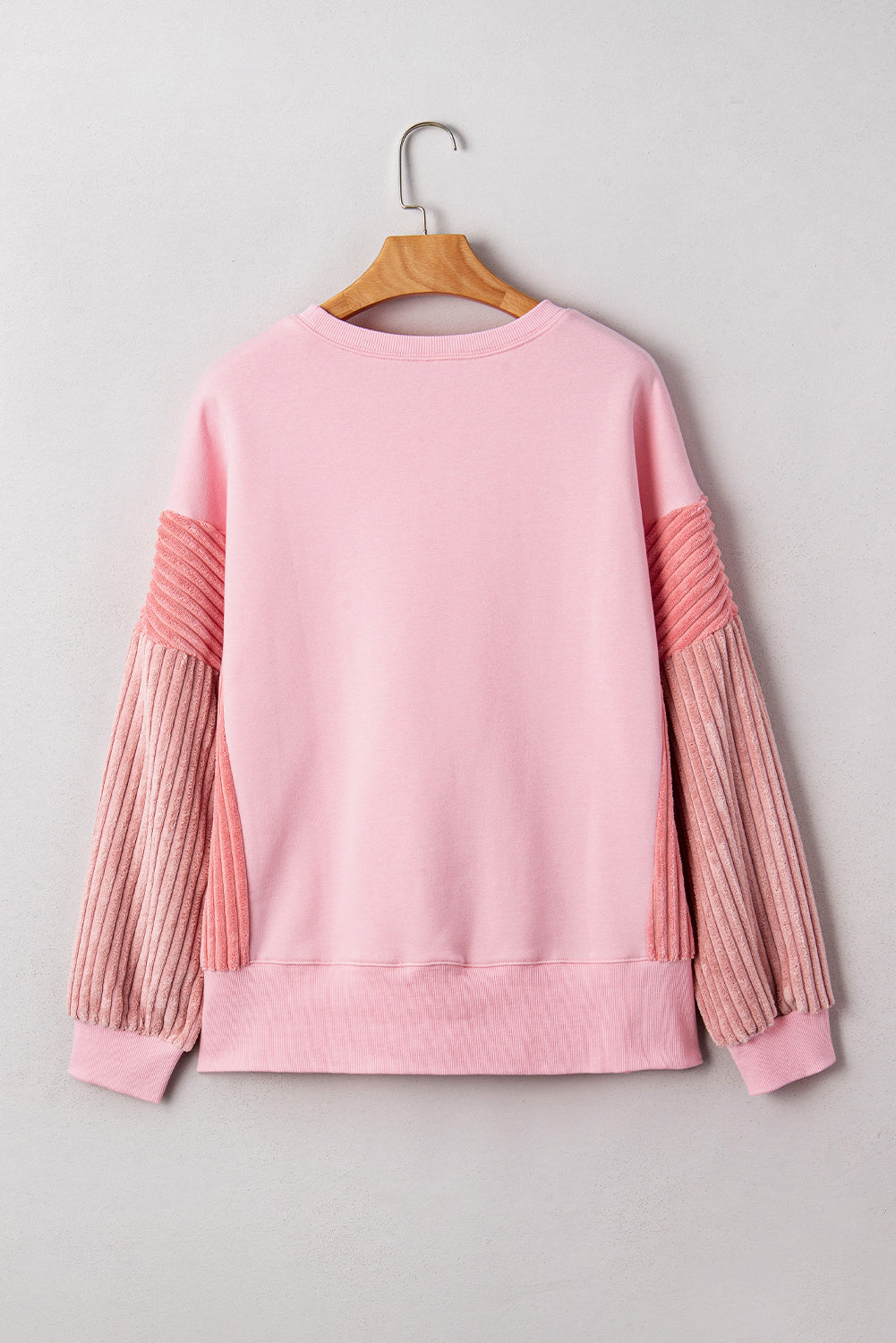 Nutcracker Sequin Colorblock Textured Christmas Sweatshirt