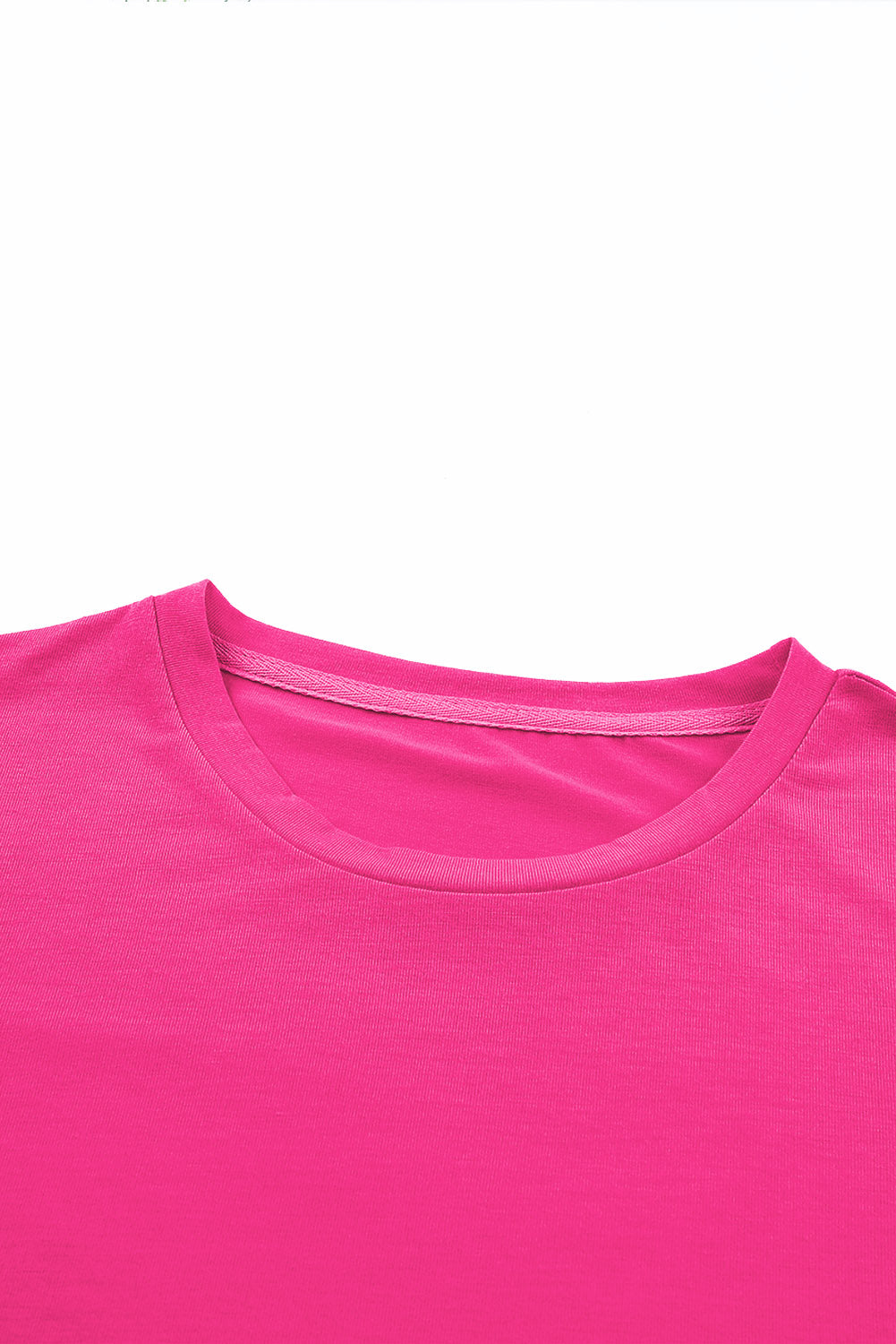 Plain Crew Neck Tee