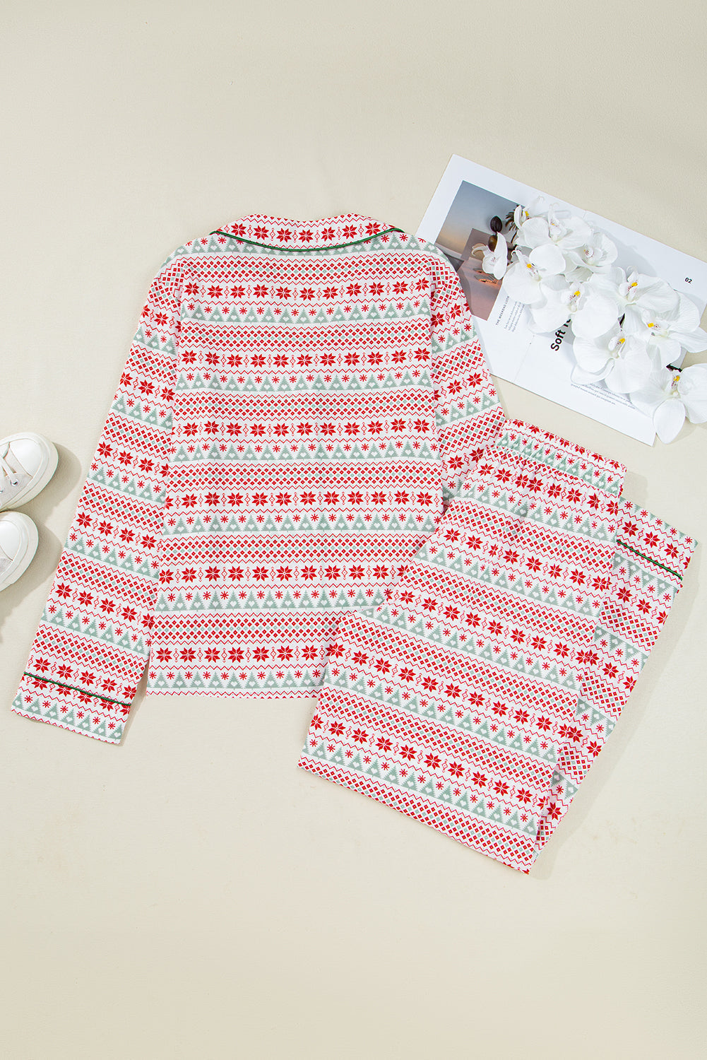 Christmas Shirt and Pants Pajama Set