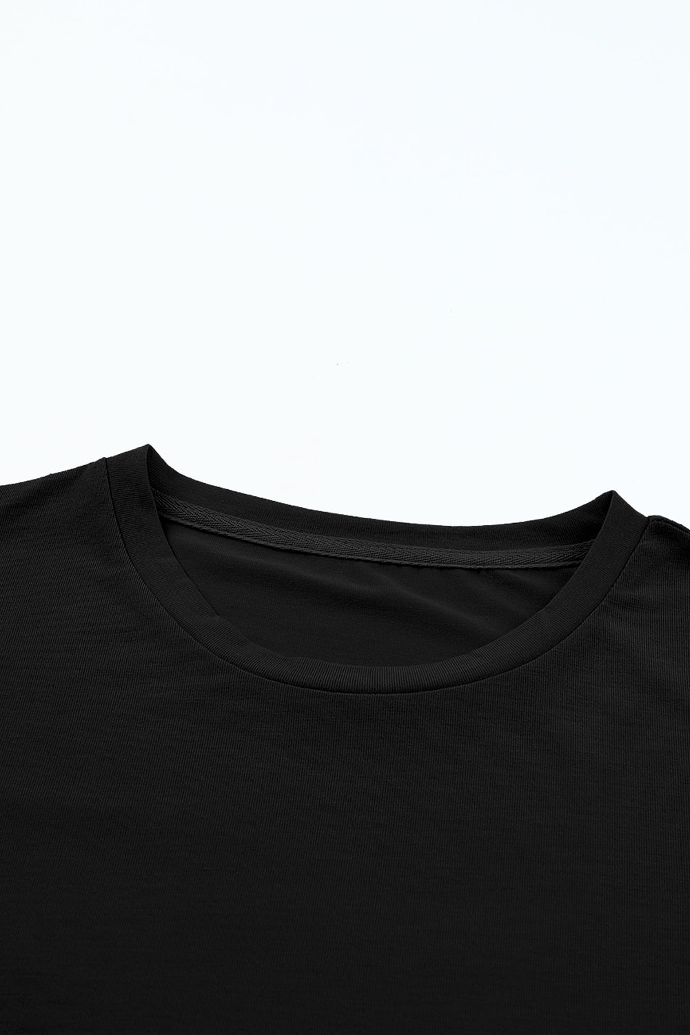 Plain Crew Neck Tee