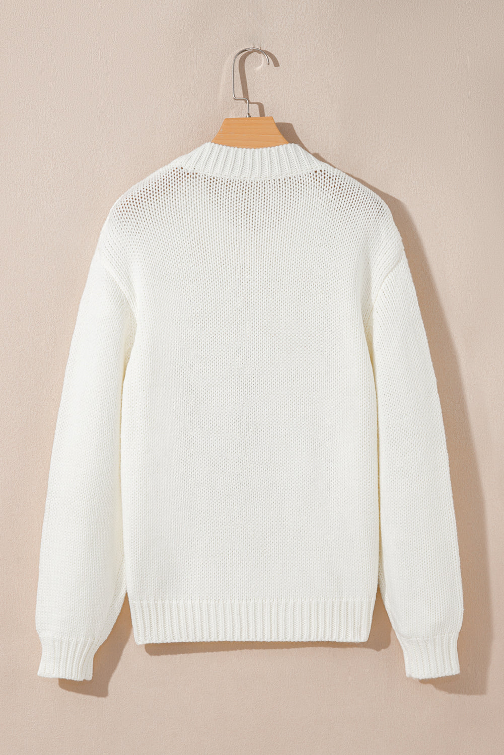 Western Bow Boots Embroidered Drop Shoulder Sweater
