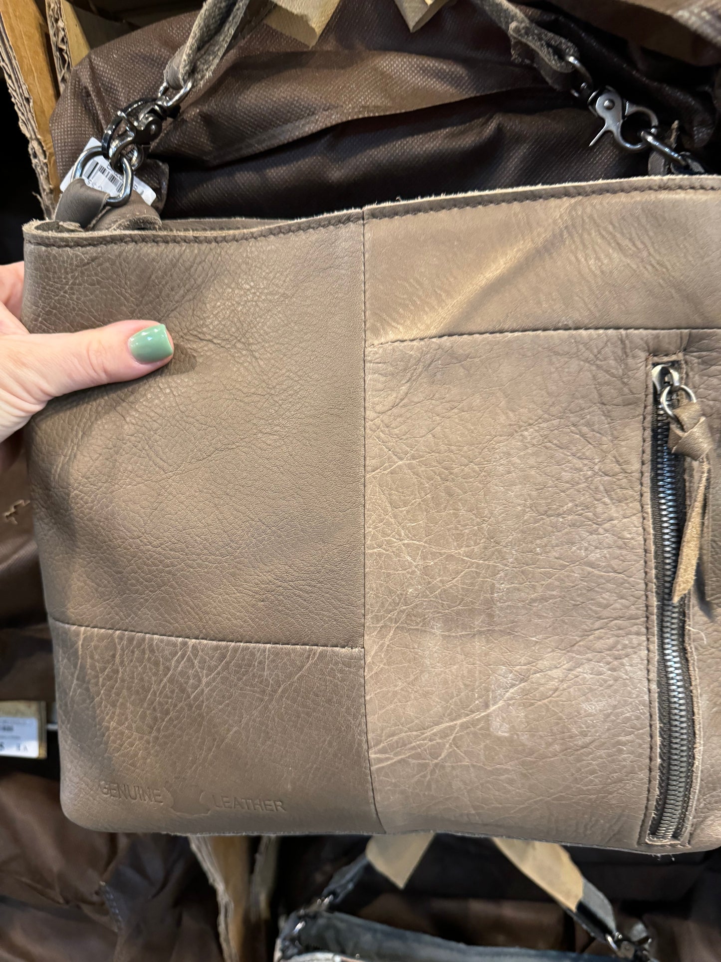 Floral Tooled Cowhide Purse BA2826