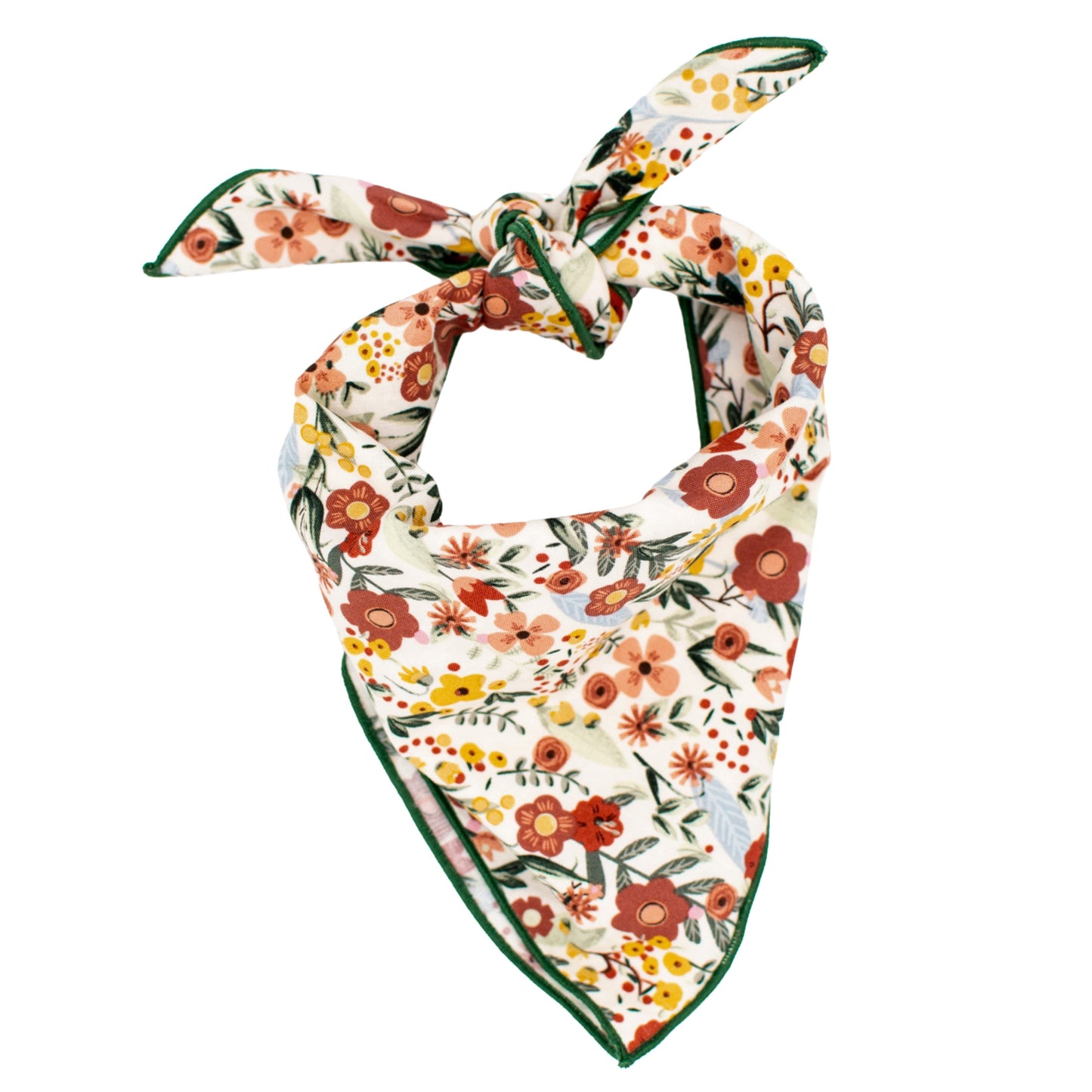 Earthy Floral Dog Bandana