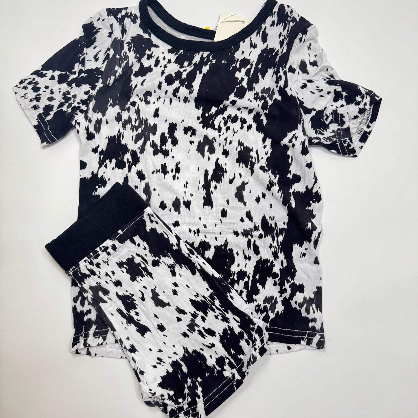 Cowhide Bamboo Shorts Set