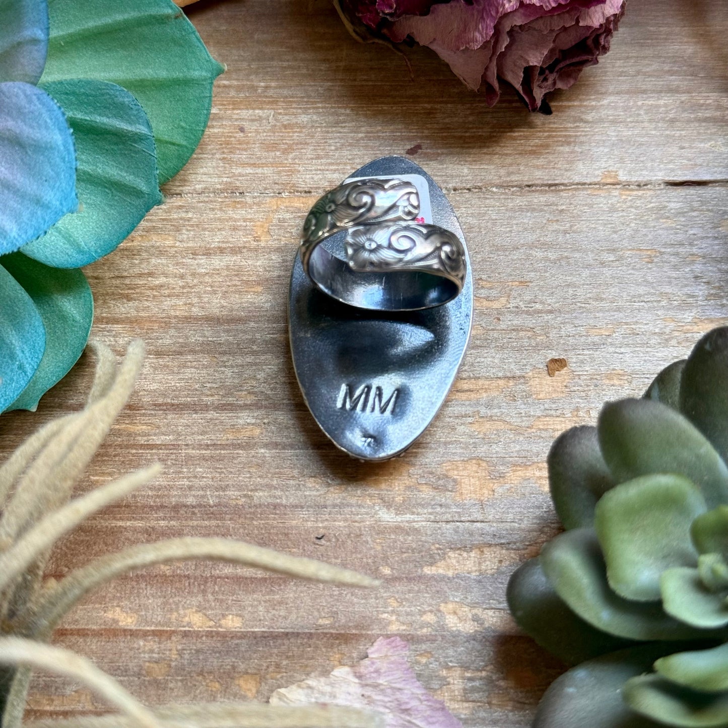 MJ Ring - Orange Spiny Oyster Adjustable Ring