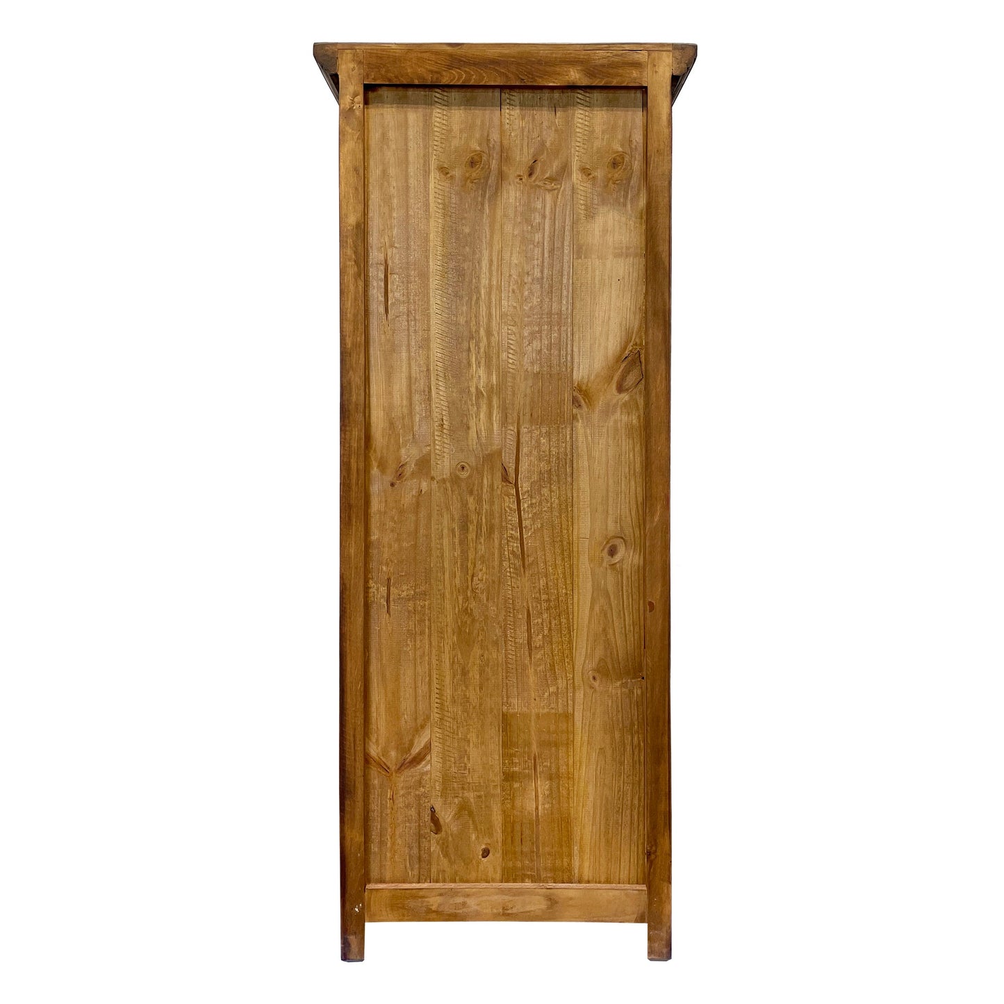 Small Rustic Cabinet for storage in Oldie Red