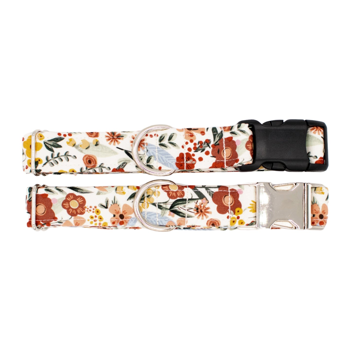 Earthy Floral Dog Collar