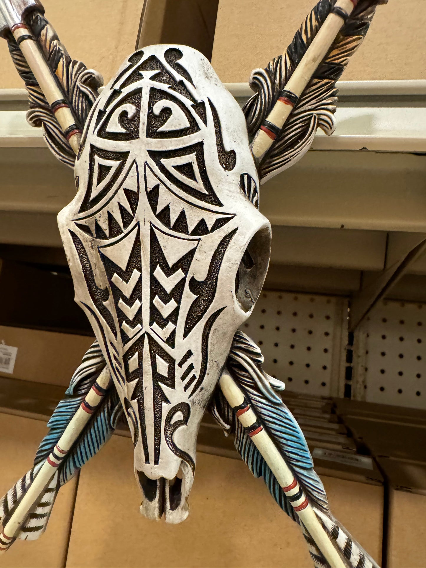 Aztec Arrow Skull Decor