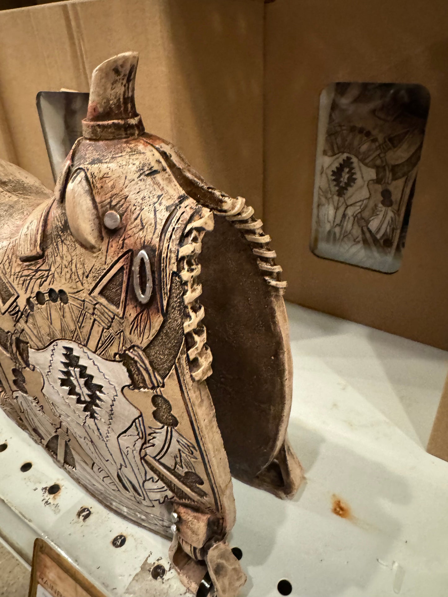 Cowskull Saddle Decor