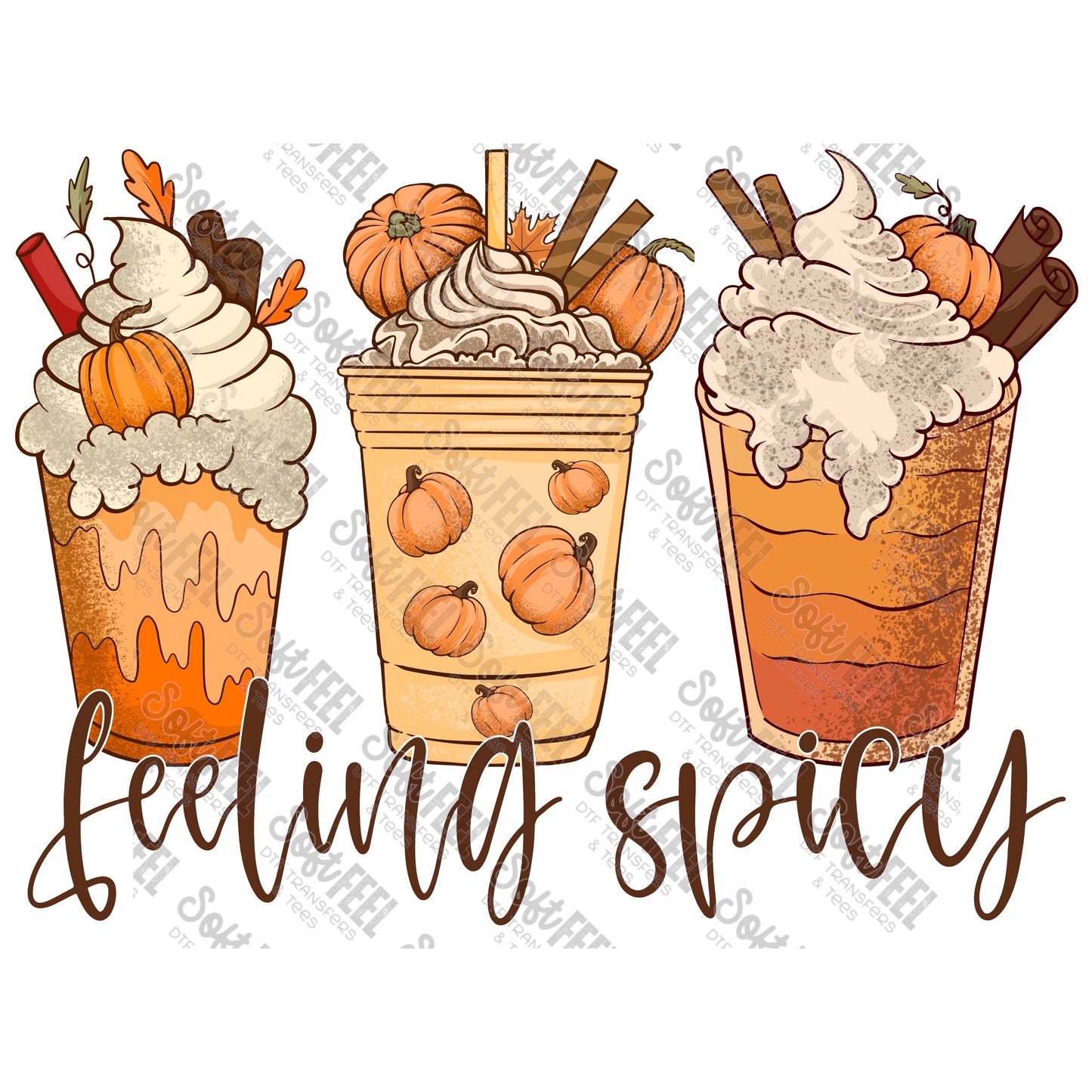 Feeling Spicy - Fall - Direct To Film Transfer / DTF - Heat Press Clothing Transfer