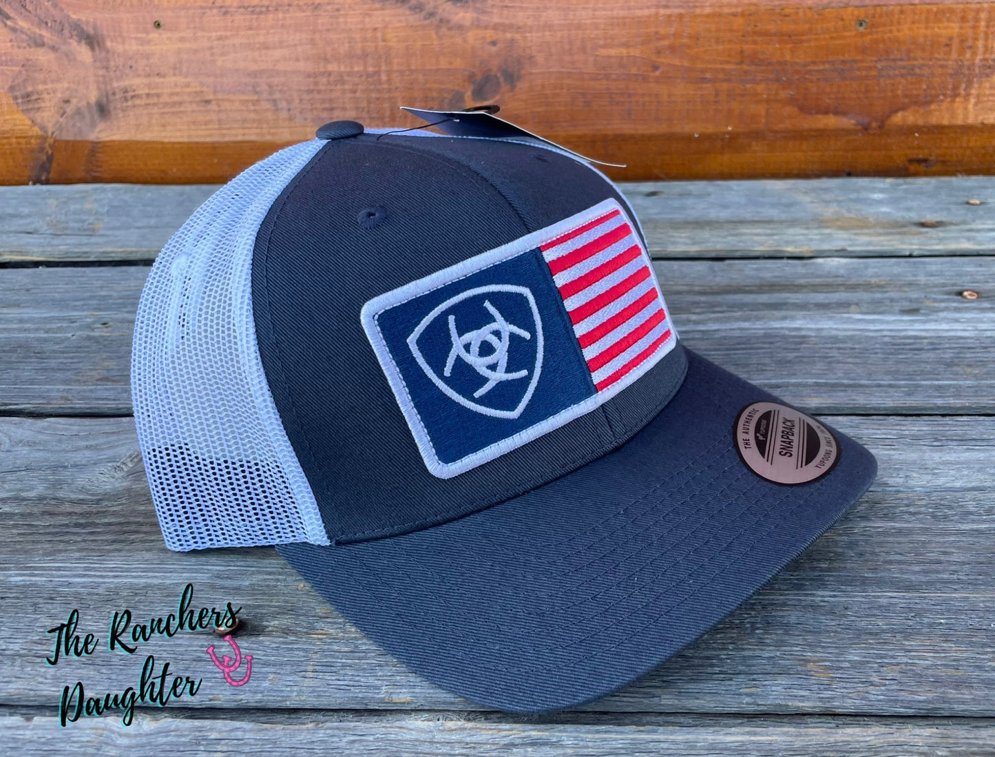 Ariat Men's American Flag Ball Cap