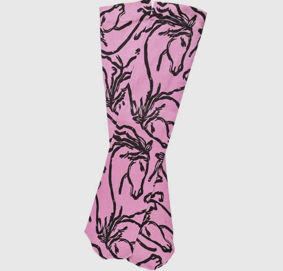 Linear Horse Socks