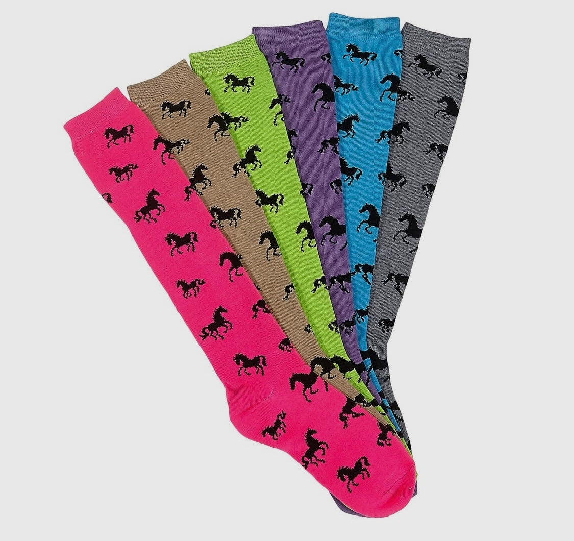 Tall Running Horse Socks