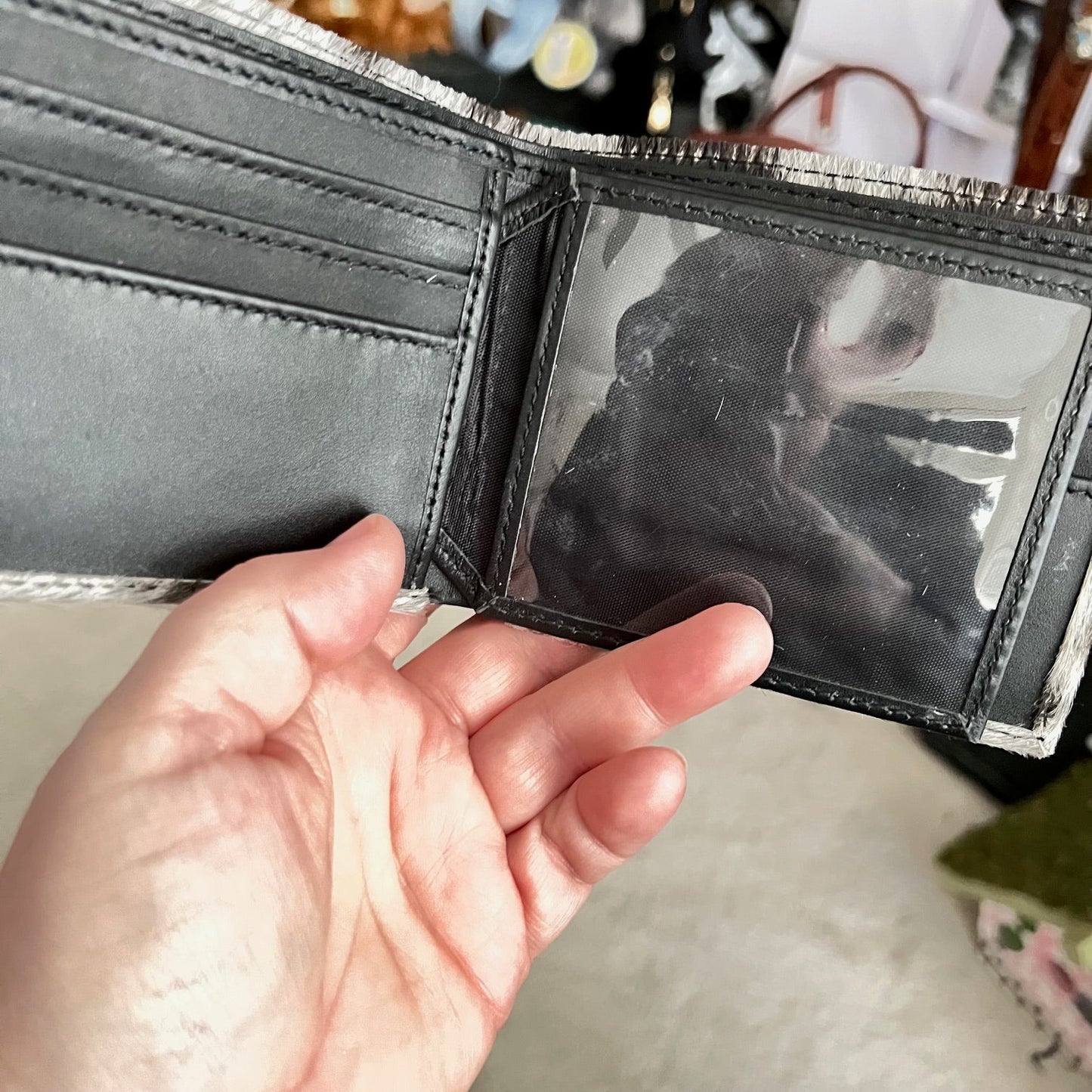 Hair on Hide Men's Wallet /Handbag