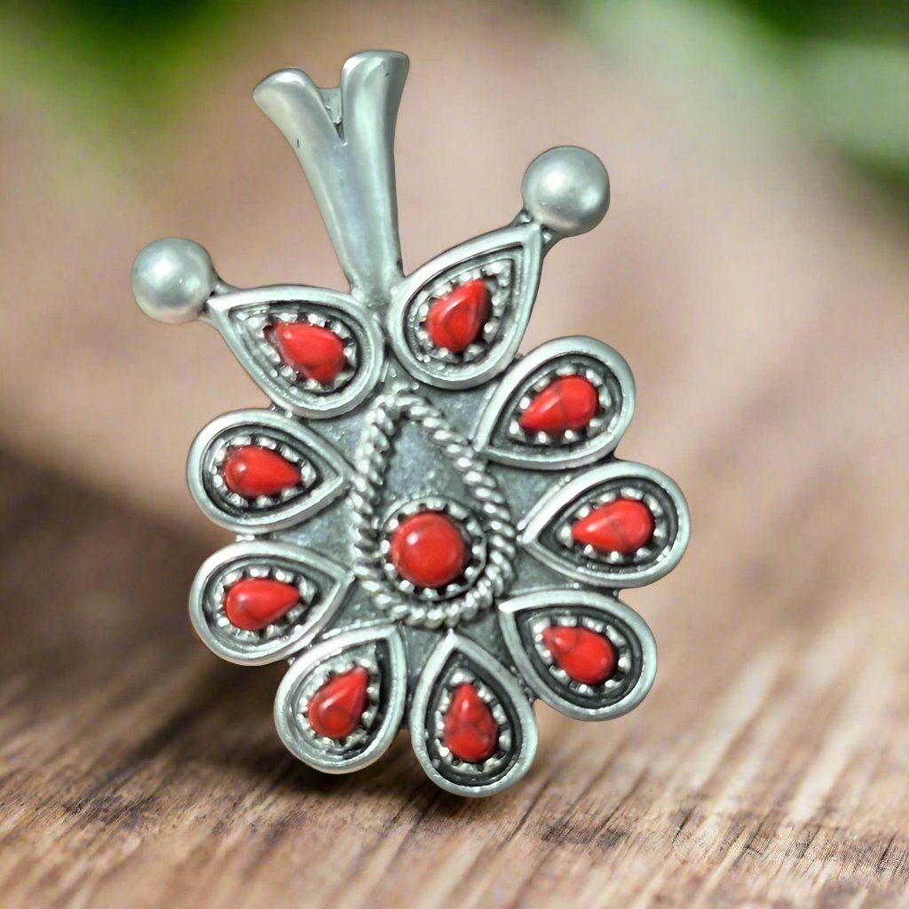 Spiny Squash Turquoise Ring