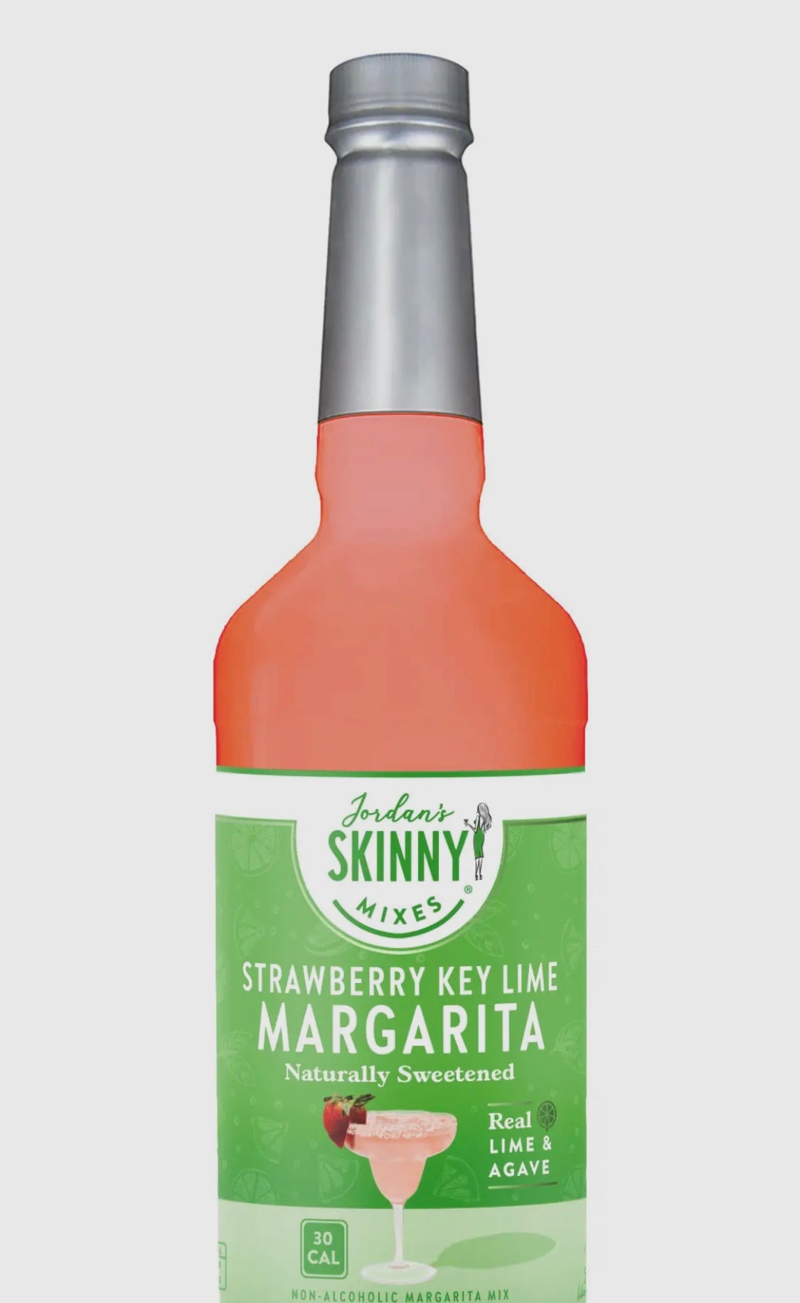 Jordan's Skinny Mixes Strawberry Key Lime Margarita