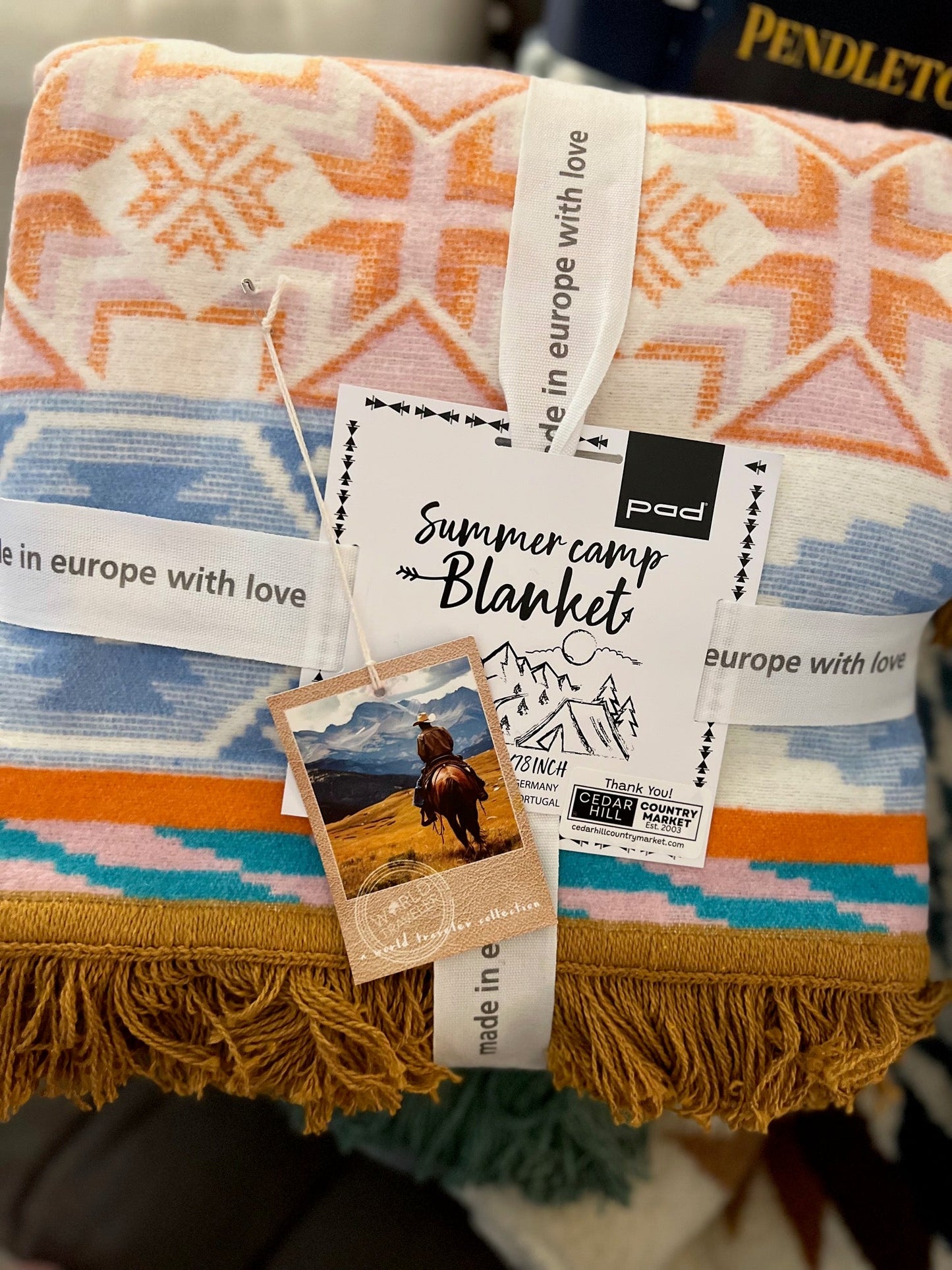Western Aztec Throws/Blanket - Multi