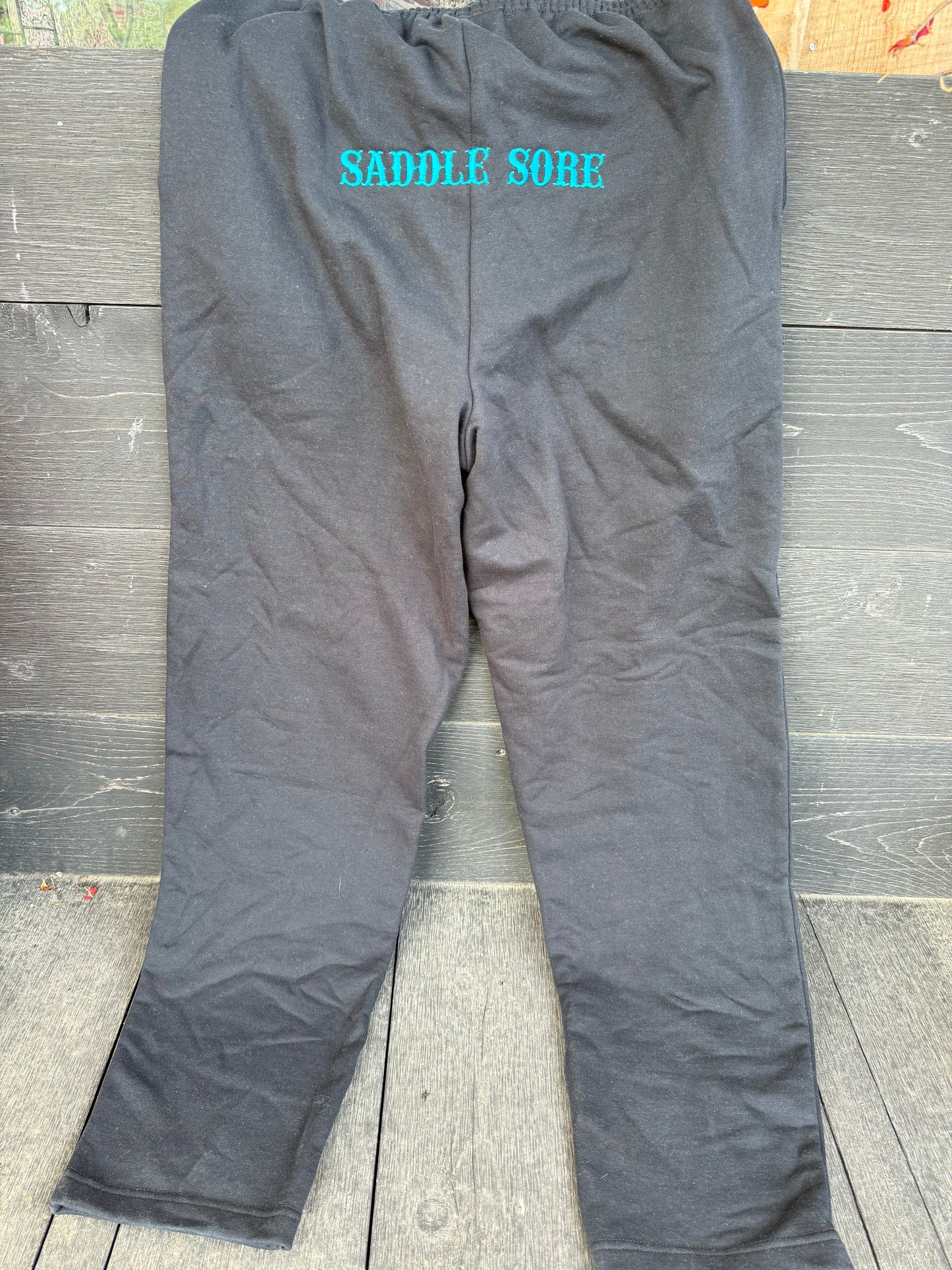Embroirdered Saddle Sore Joggers
