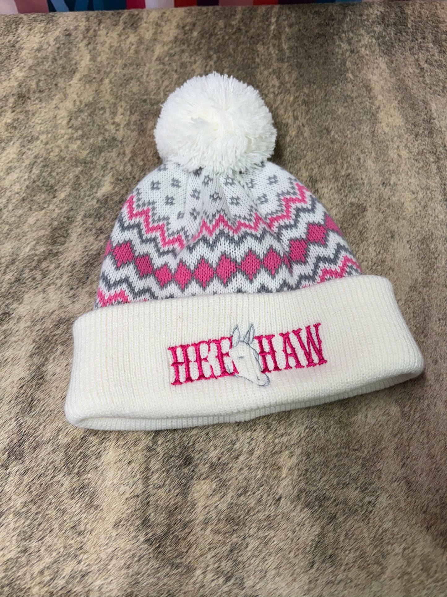 Exclusive Barn Star Swag Embroidered Stocking Hats