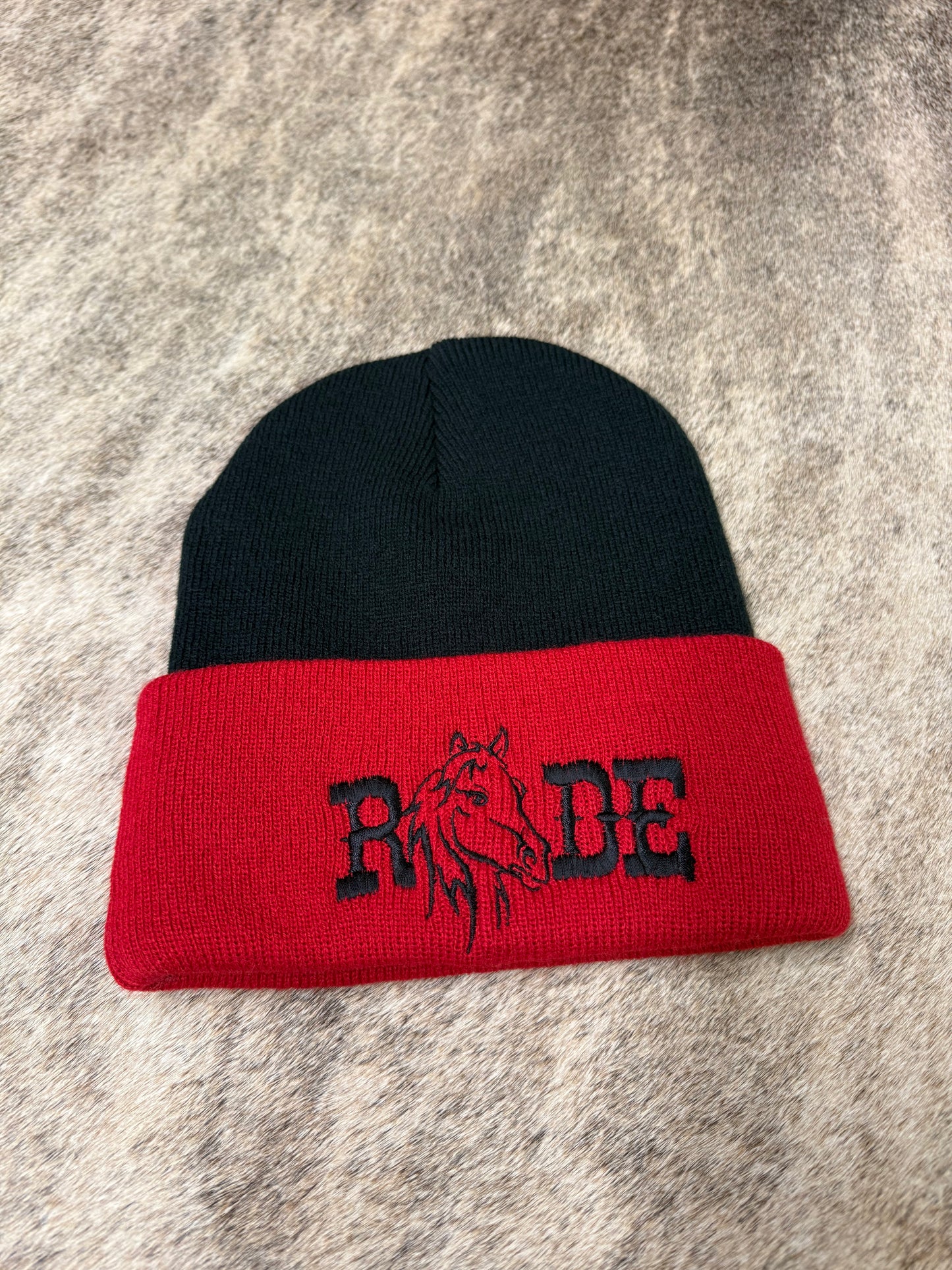 Exclusive Barn Star Swag Embroidered Stocking Hats