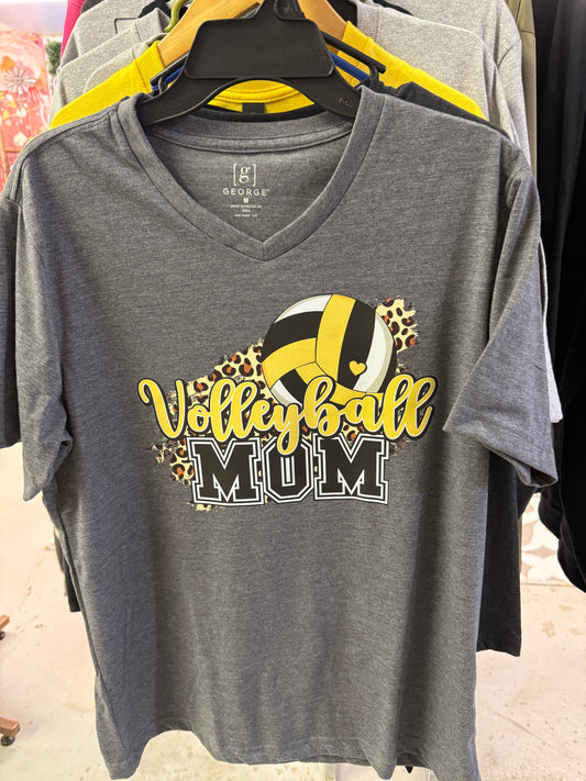 Volleyball Mom School spirit Tee