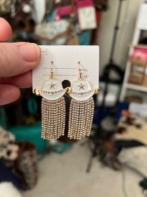 Rodeo Cowgirl Dangle Earrings