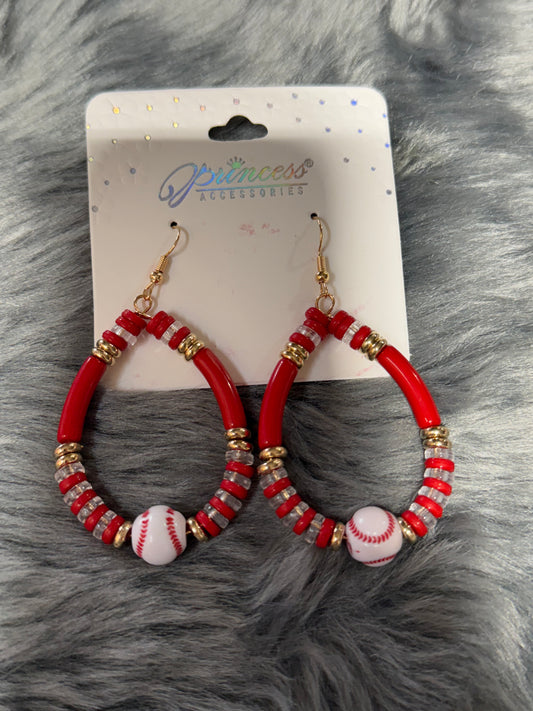 Super Fun and Super Light Sports Dangle Earrings