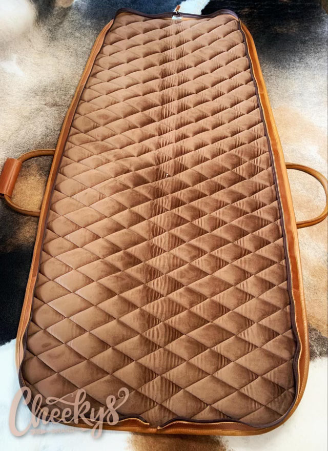 Cheeky's Rifle Cowhide and Genuine Leather with Multi Pockets and Quilted Interior